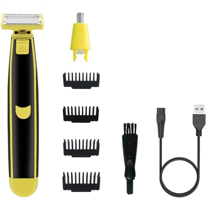 Elektrischer Rasierer Für Männer, Körper Und Gesicht, Nass- Und Trockendusche, Rotationsrasierer, Vollständig Wasserdicht, Rutschfest, Usb-aufladbar, 600-mah-akku.