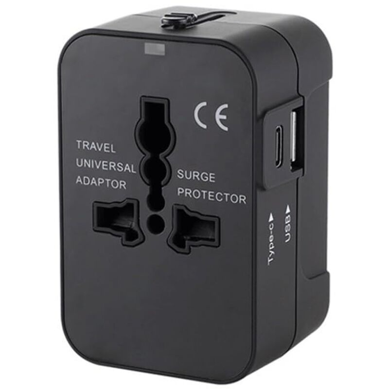Reiseadapter, Universalnetzteil, Netzsteckeradapter, Reiseladegerät Mit Usb-c- Und Usb-a-ladeanschlüssen Für Mobiltelefone