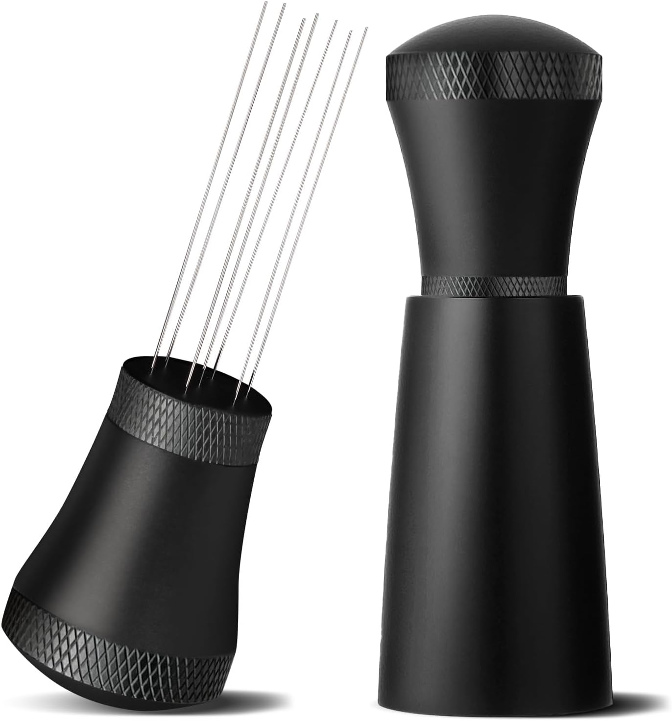 Wdt Tool Espressomaschine Aus Aluminium Mit 7 X 0,3 Mm Espressonadeln, 10 Ersatznadeln, Wdt Tool Aluminium-ständer, Espresso-kaffeemixer Und Espressorührer