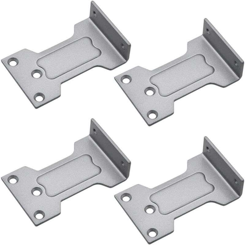 Satz Mit 4 Parallelarmhalterungen Für Türschließer, Parallelplatten-serie, Umgekehrte Beladung, Nach Innen Und Außen Öffnend, Universelles Verlängerungszubehör, 4 Stück