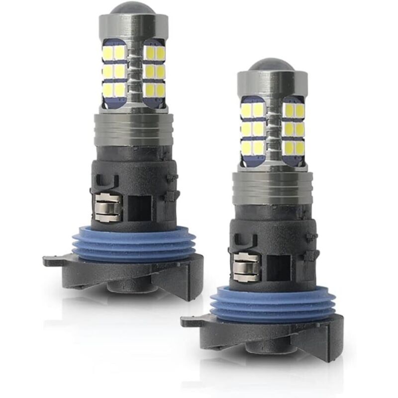 2er-pack Hp24w Led-tagfahrleuchten – 27 Smd-chips 6500k–7000k – Integrierter Can-bus-widerstand – Kompatibel Mit Peugeot 3008, 5008 Und Citroën C5