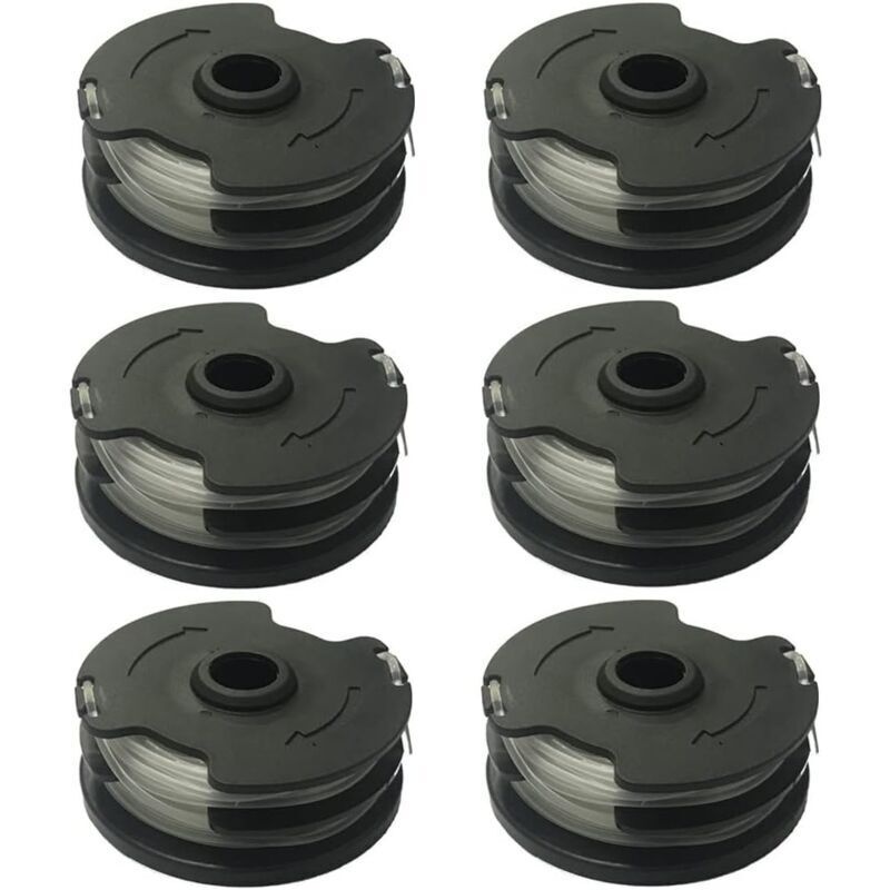 Nylon-trimmerfadenspulen Für Parkside Prta 20-li A1/b2/c3 Freischneider – 6er-pack – Stärke 1,4 Mm – Länge 2 X 5 M