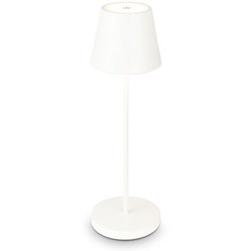 Wiederaufladbare, Dimmbare Kabellose Tischleuchte, Dimmbar Für Drinnen Und Draußen, Schutzart Ip54, Touch-funktion, Usb-c, 2 M, Weiß