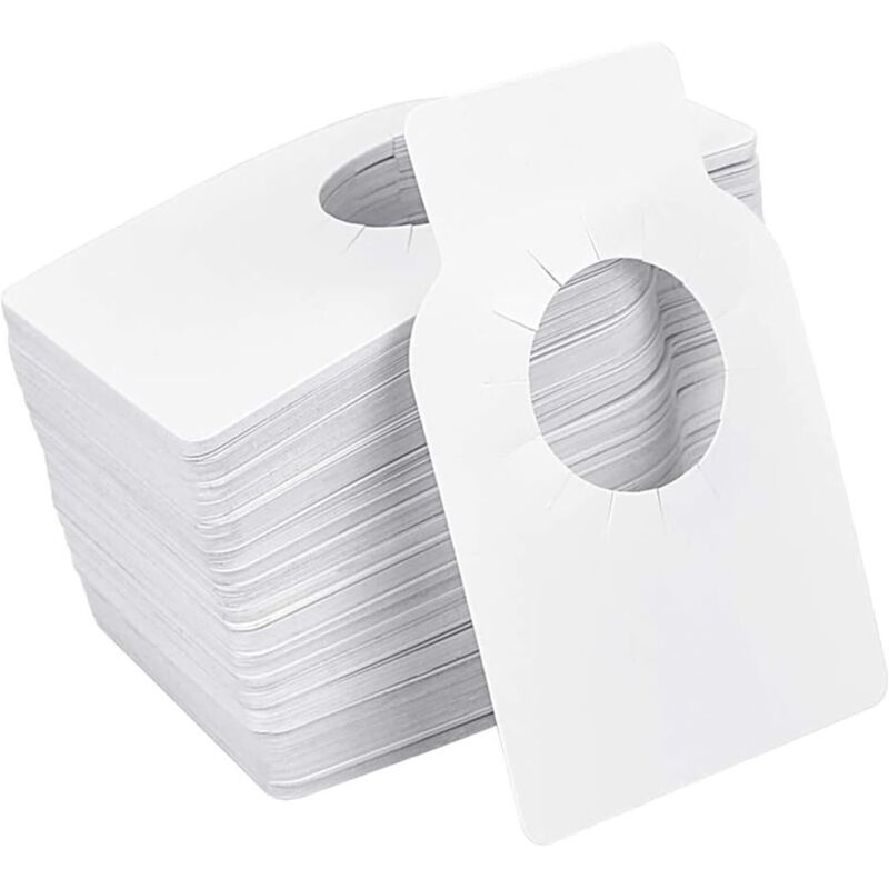 Weinkelleretiketten, Wiederverwendbare Weinetiketten, Weinflaschenetiketten, Blanko-pvc-etiketten, Geschenketiketten, Bastelkunststoff Für Weinflaschen Und Weinkeller, Weiß, 100 Stück (5,7 X 8,9 Cm)
