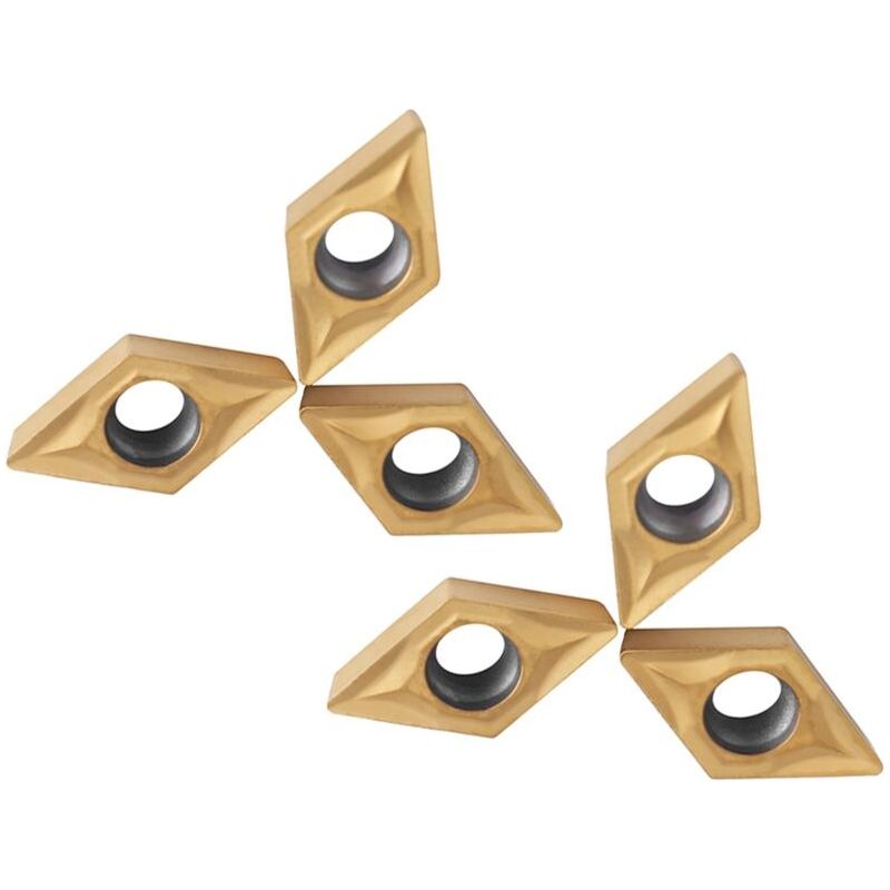 Hartmetall-drehwerkzeuge – 10er-set Cnc-wendeschneidplatten – Ausführung In Stahl Und Edelstahl – Verschleiß- Und Chemikalienbeständig – 10 Stück