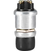 Wasserdichter 2-poliger 12v 20a Druckknopf-hupenschalter Für Auto, Boot, Fahrrad, Motorstart, Robuster Universal-hupenschalter Für Lkw + Schalter