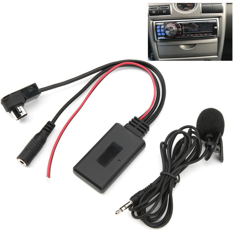 Aramox Aux-kabel. Bluetooth 5.0 Aux-kabeladapter Mit Freisprechmikrofon. Geeignet Für Alpine Cda-9857, Cda-9886 Und Cda-117.