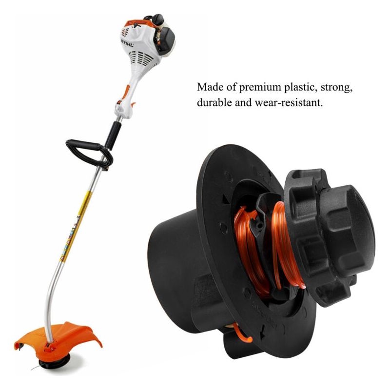 Stihl Autocut C5-2 Freischneiderkopf – Verstärkter Kunststoff – 11,7 Cm Durchmesser – 2 Mm Nylonschnur – Kompatibel Mit Fs38, Fs45, Fs50 Und Fse60