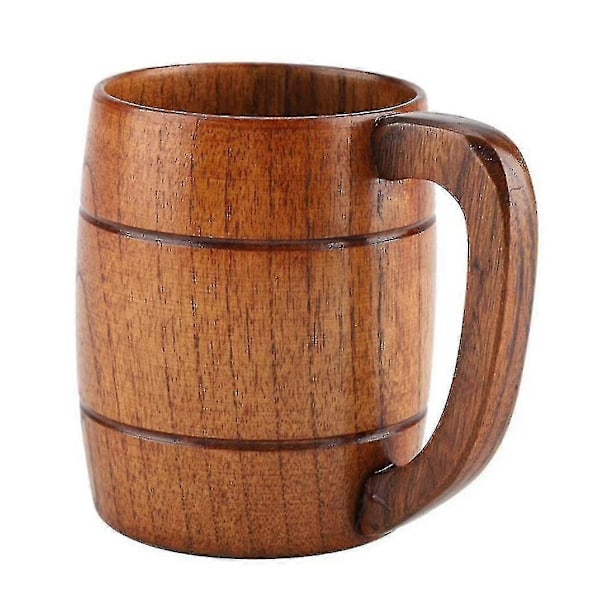 Bierkrug Aus Holz, Handgefertigt Aus Eiche – Langlebig Und Robust