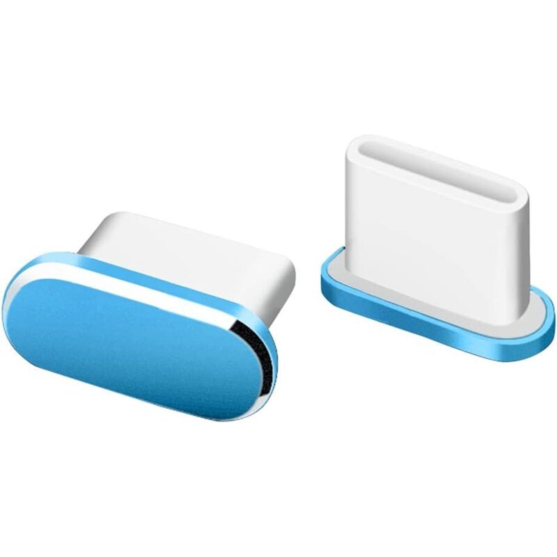 Staubschutzstopfen Für Usb-typ-c-anschluss, Staubkappen Kompatibel Mit Samsung Typ-c-ladeanschluss (5 Stück, Blau)