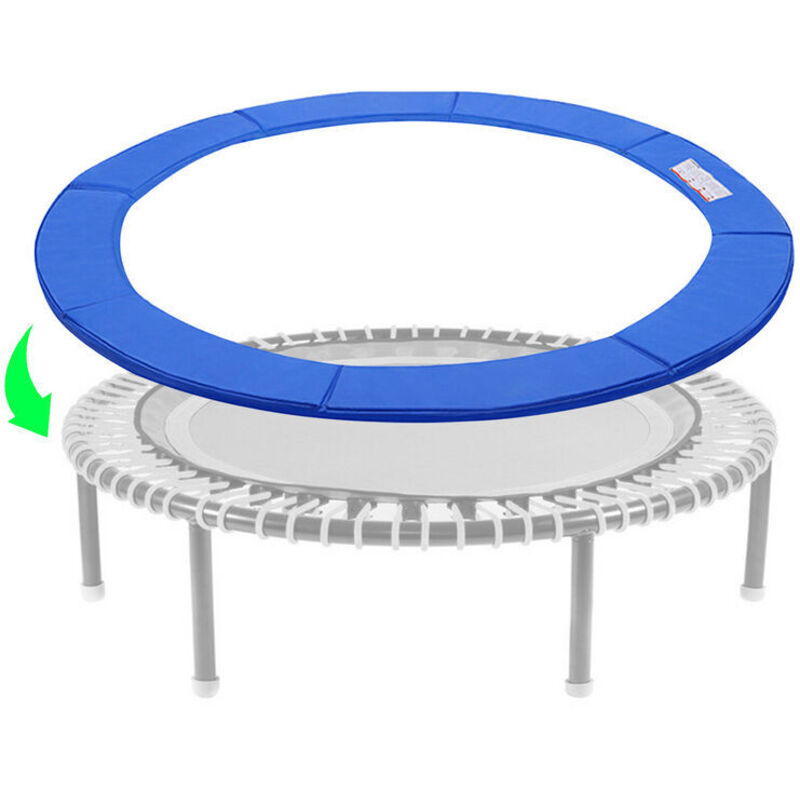 Inhhub Trampolin Randabdeckung Trampolin Feder Seitenschutz Abdeckung Ø305cm Blau - Blau