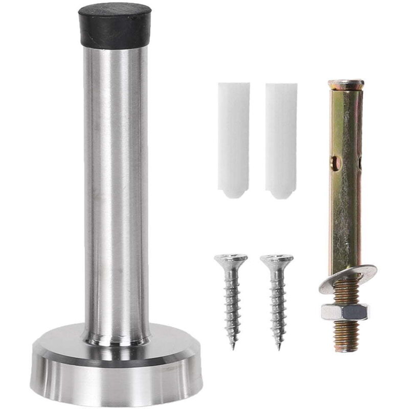 Türstopper, Stoßdämpfer, Wandschutz, Schalldämmend, Edelstahl – 80 Mm