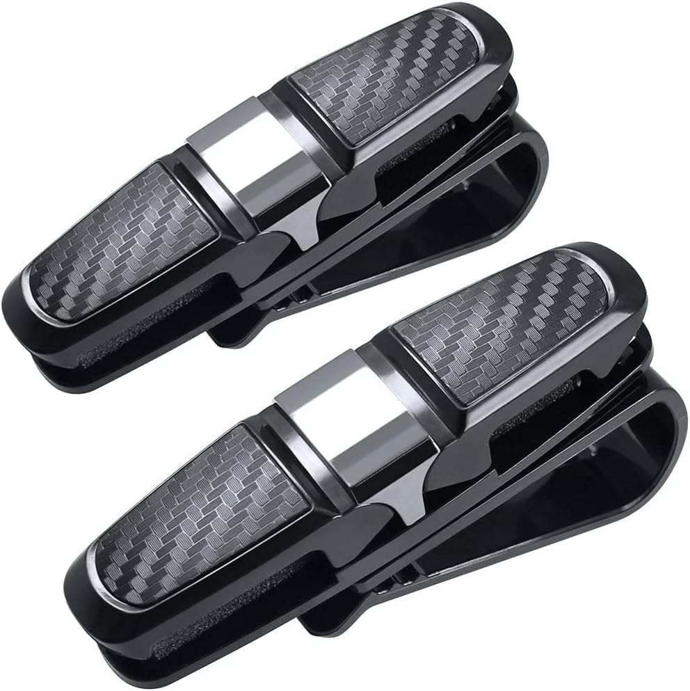 Brillenclip Für Toyota Crown Hev (2007–2018), Sonnenbrillenhalter Aus Kohlefaser, Ticketkartenclip, Zubehör Für Die Sonnenblende Im Fahrzeuginnenraum