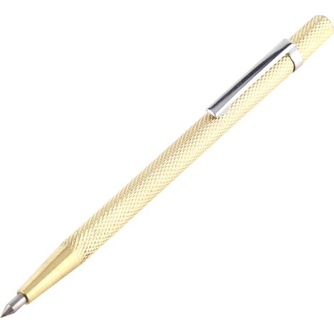 Tnfeeon Tragbarer Gravierstift - Gravierstift - Dünnes Und Transparentes Gravierwerkzeug - Keramik - Für Präzise Linien - Gold.
