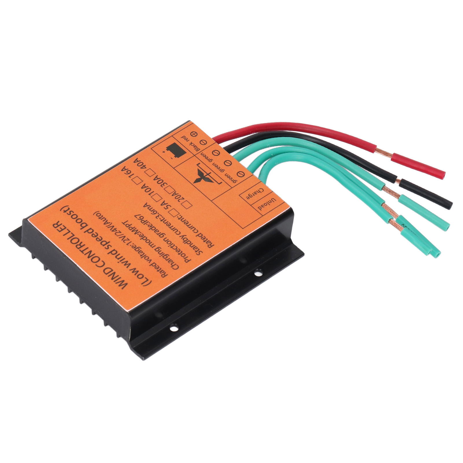 Cryfokt Windturbinen-laderegler, Mehrfachschutz 12v/24v Stufen-mppt 16a Wind-laderegler Für Zuhause