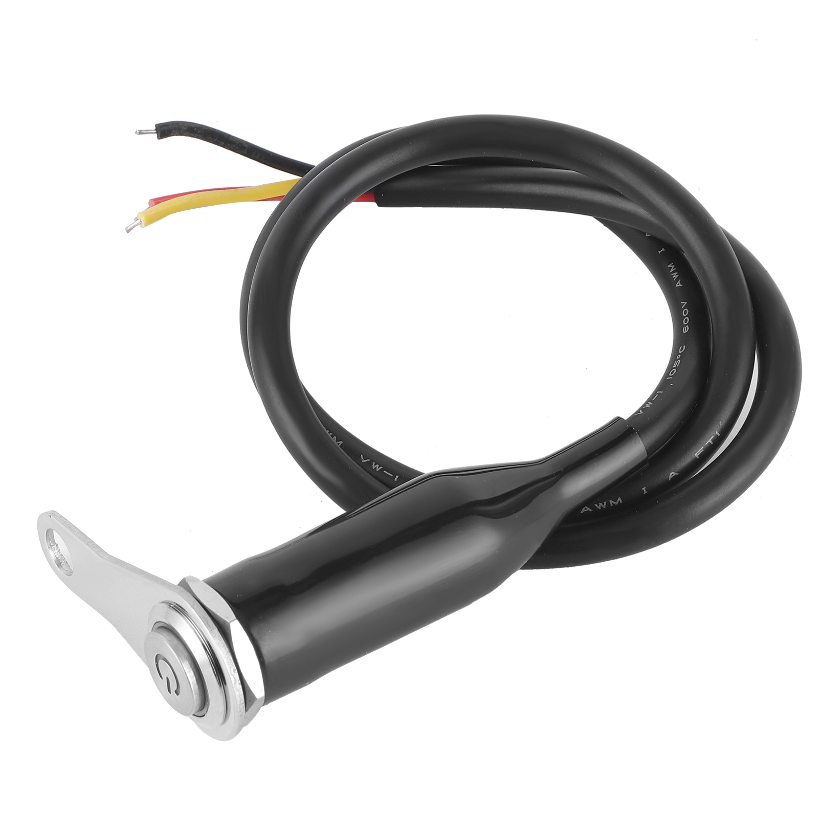 12v Edelstahl-motorradlenkerschalter Led-modifikationshalterung, Steuerknopf Mit Schalterknopf 1 Stück.