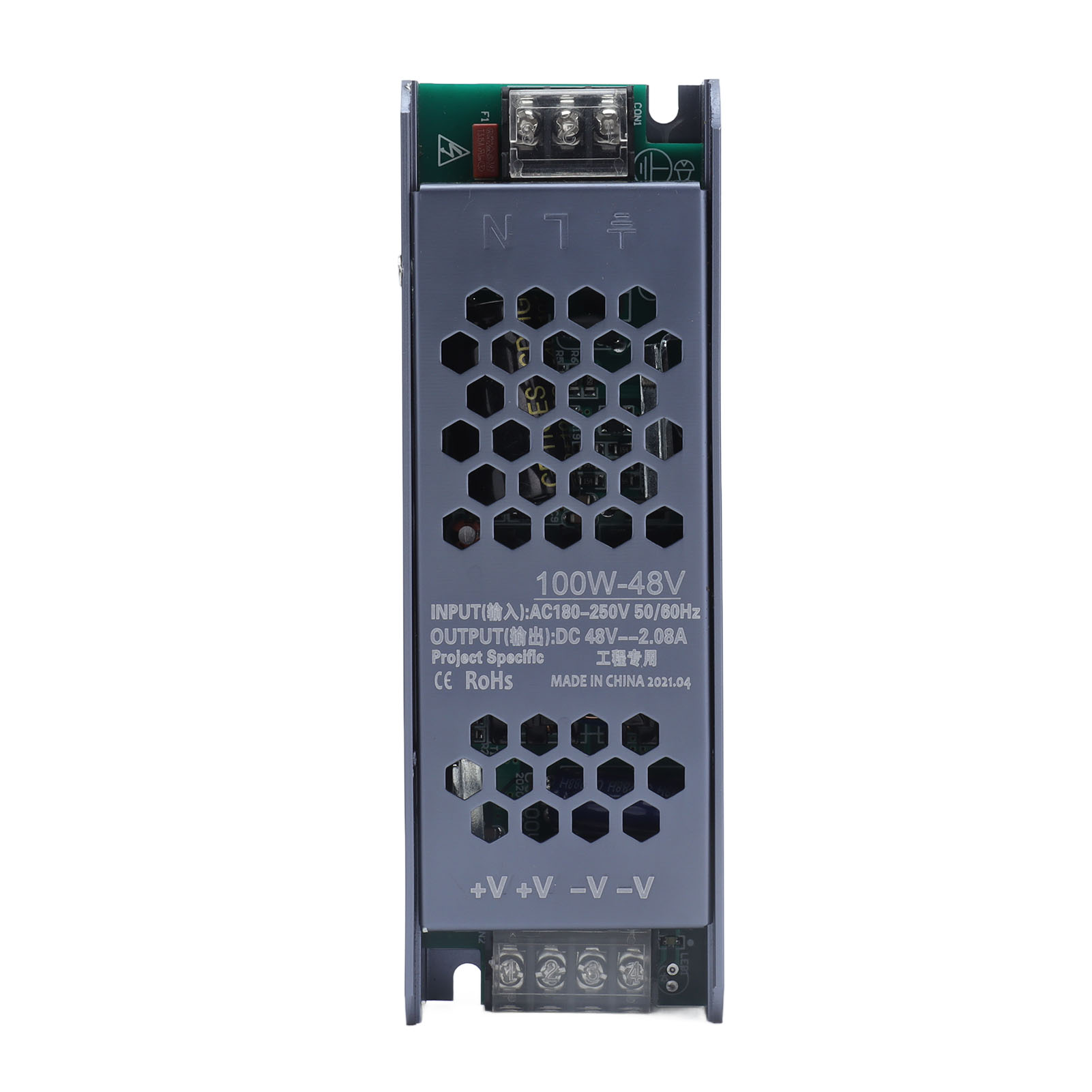 Sxhlseller Led-schaltnetzteil, Effizienter Magnettransformator Aus Aluminiumlegierung Für High-end-anwendungen, Einphasig 48 V Ac 180-250 V Für Hotellobbys (100 W)