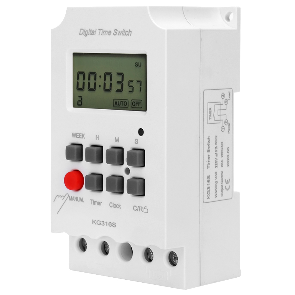 Digitaler Timer, Mikrocomputer-timer Mit Lcd-bildschirm, Programmierbares Zeitrelais Für Straßenbeleuchtung, Produktionsanlagen