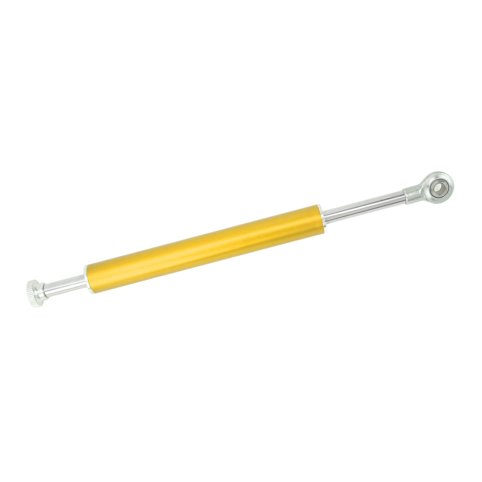Tbest Motorrad-lenkungsdämpfer, Universeller, Verstellbarer Aluminium-stabilisator Für Die Meisten Motorräder, 330 Mm Länge, Langlebig, Sanftes Handling (gold)