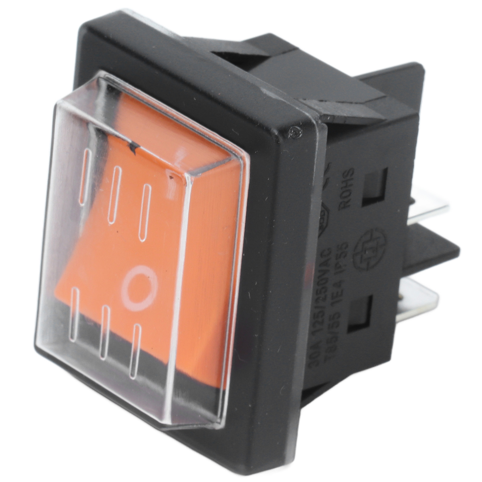 Spacnana 125/250vac 4-pin-zu-4-pin-schalter Mit Abdeckung, Aquarell-typ, Für Haushaltsgeräte, Schnelle Reaktionszeit, Abs-material