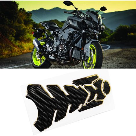 3d Motorrad-benzin-öl-kraftstofftank-aufkleber-pad-schutzdekoration Passend Für Yamaha (schwarzgold).