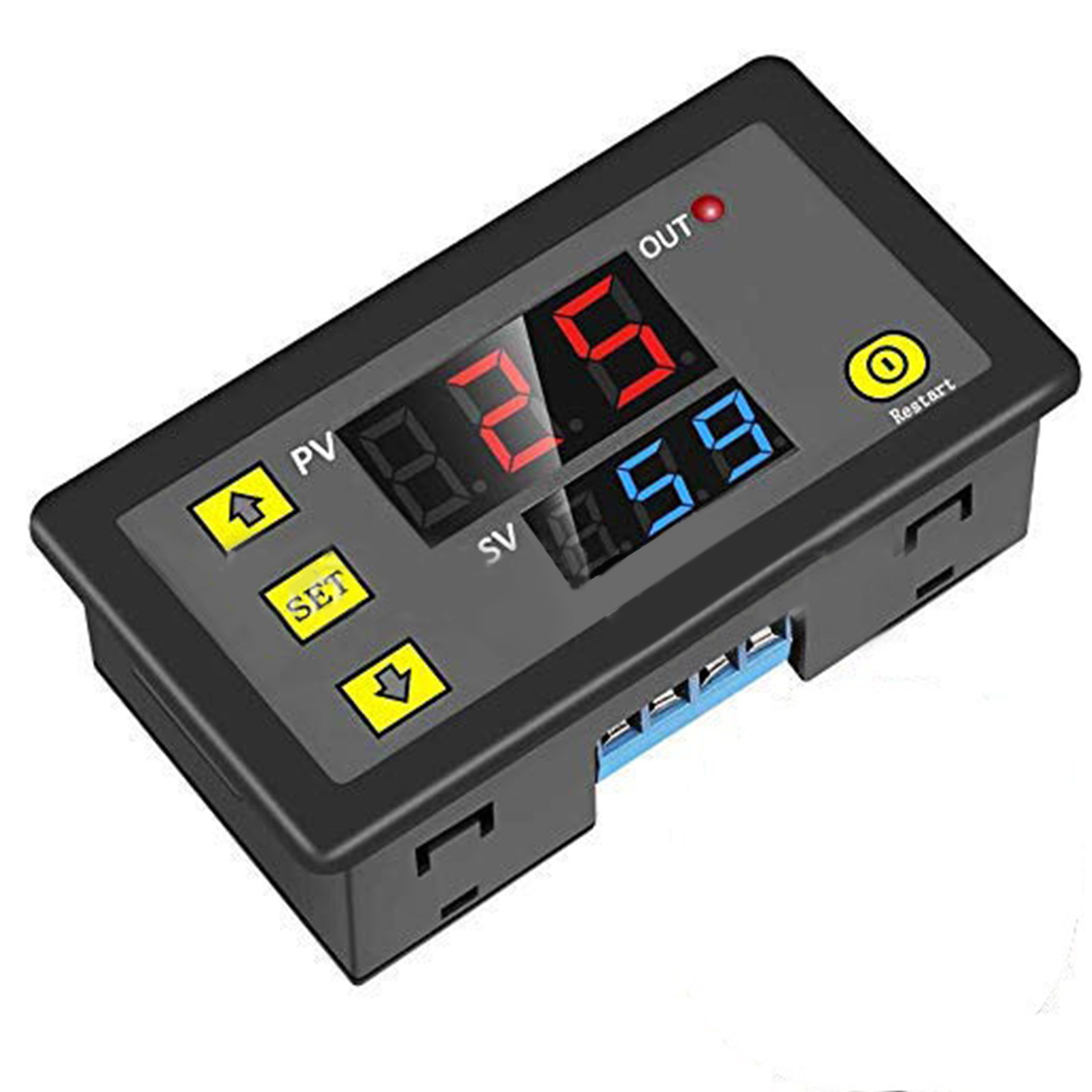 Rastky Digitalanzeige-relaismodul Mit Zyklusverzögerungsschalter Für Stabilen Betrieb, Spannungsprüfer, 110-220v Synchronisationsrelais-schalter –