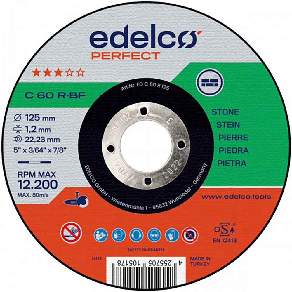Trennscheibe Edelco C 60 R 125 Mm Schnelle Schnitt Geringe Vibration
