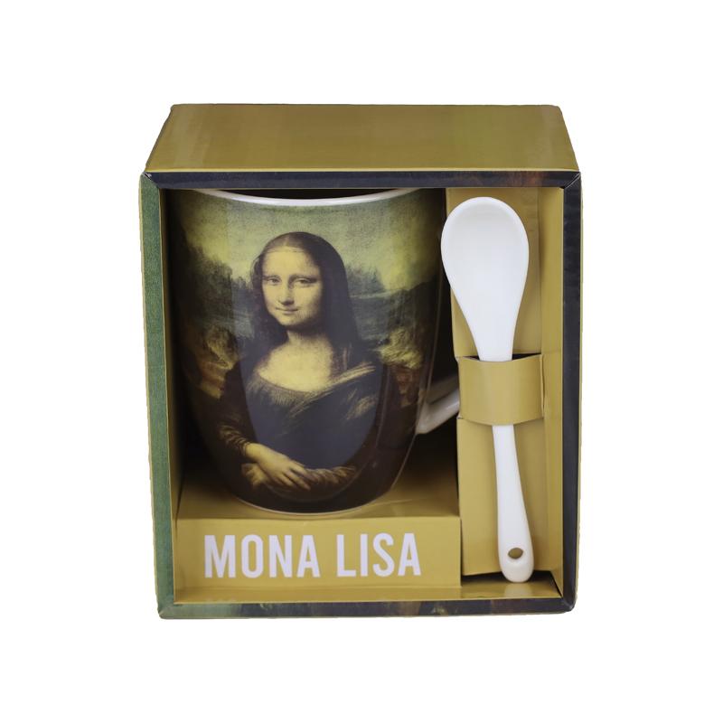 Keramiktasse Enesco Mona Lisa Gold Großzügig Elegant