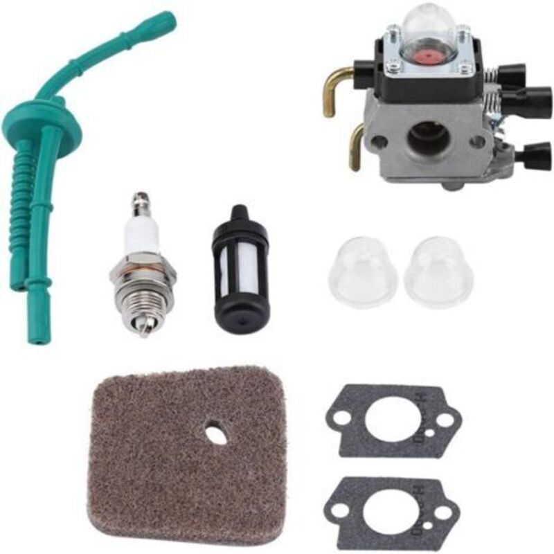 Vergaser-reparatursatz Für Freischneider C1q-s97 Mit Zündkerzendichtung Und Luftfilter – Kompatibel Mit Fs25, Fs38, Fs45, Fs45c, Fs55, Fs55c