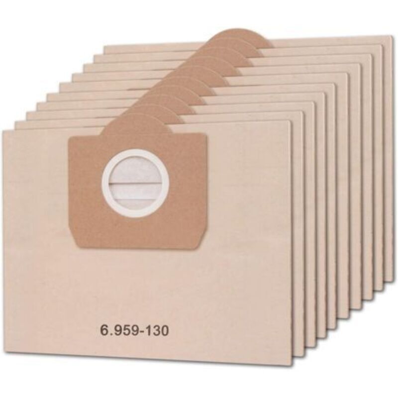 Nass-/trockensaugerbeutel – 10er-pack Papierfilter, Kompatibel Mit Kärcher Wd3 (art.-nr. 6.959-130.0 / A2201) – Premium-qualität