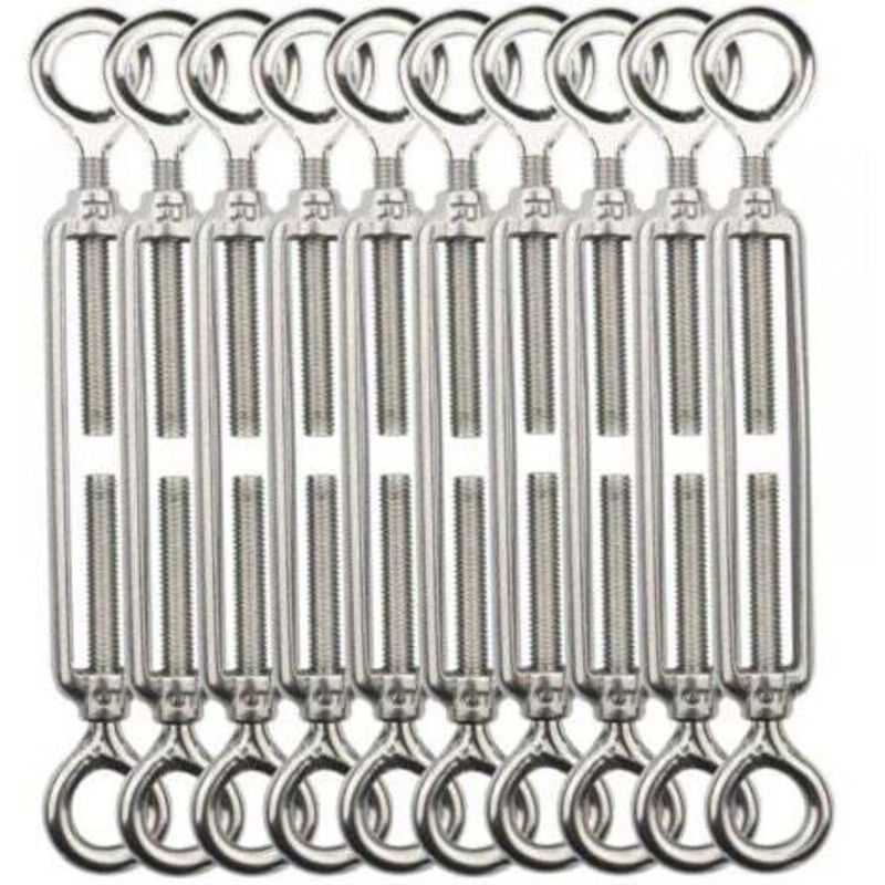 M5 Kabelspanner Aus Edelstahl 304 – 10-teiliges Set Für Wäscheleinen, Kleiderbügel Und Karosserieverkabelung
