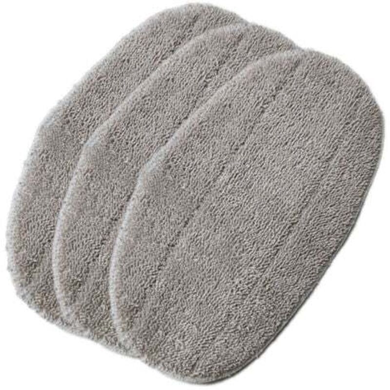Mikrofasertuch Für Dampfmopp – 3-teiliges Set, Kompatibel Mit Leifheit Liffey, Abnehmbarer Kopf, Hohe Saugfähigkeit