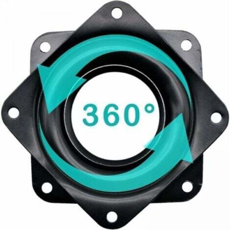 360° Drehbare Metall-drehteller Mit Kugellagern – 4er-set Schwenkhalterungen Für Tisch, Stuhl, Sofa Oder Fernseher