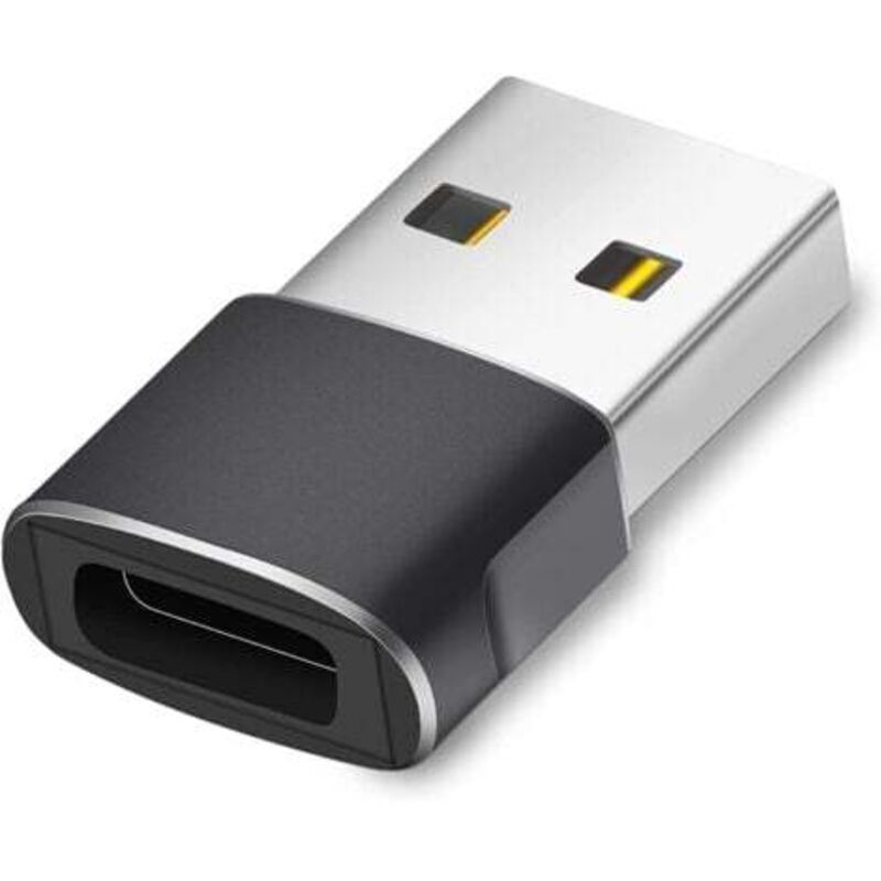 Usb-c-auf-usb-a-stecker-adapter – 3a Schnellladung & Datenübertragung Bis Zu 480 Mbit/s – Kompatibel Mit Iphone 12/13, Aluminiumgehäuse