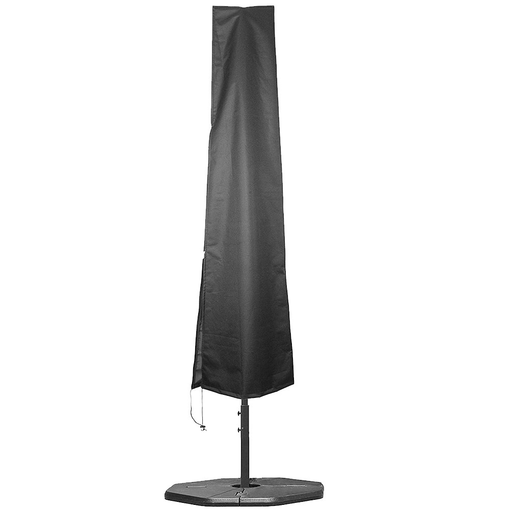Outdoor Oxford Tuch Schwarz Wasserdicht Staubdicht Anti Uv Regenschirm Abdeckung Schutz (190x59cm)