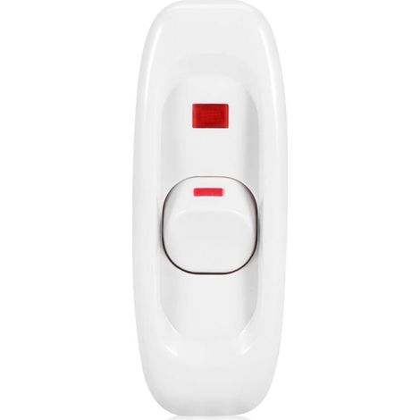 Ac 250v 10a Inline-ein/aus-schalter Für Schreibtischlampen Mit Weißer Led-anzeige