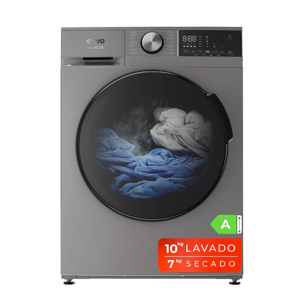 Waschmaschine Trockner Evvo Nova 10/7x Kapazität 10 Kg 7 Kg
