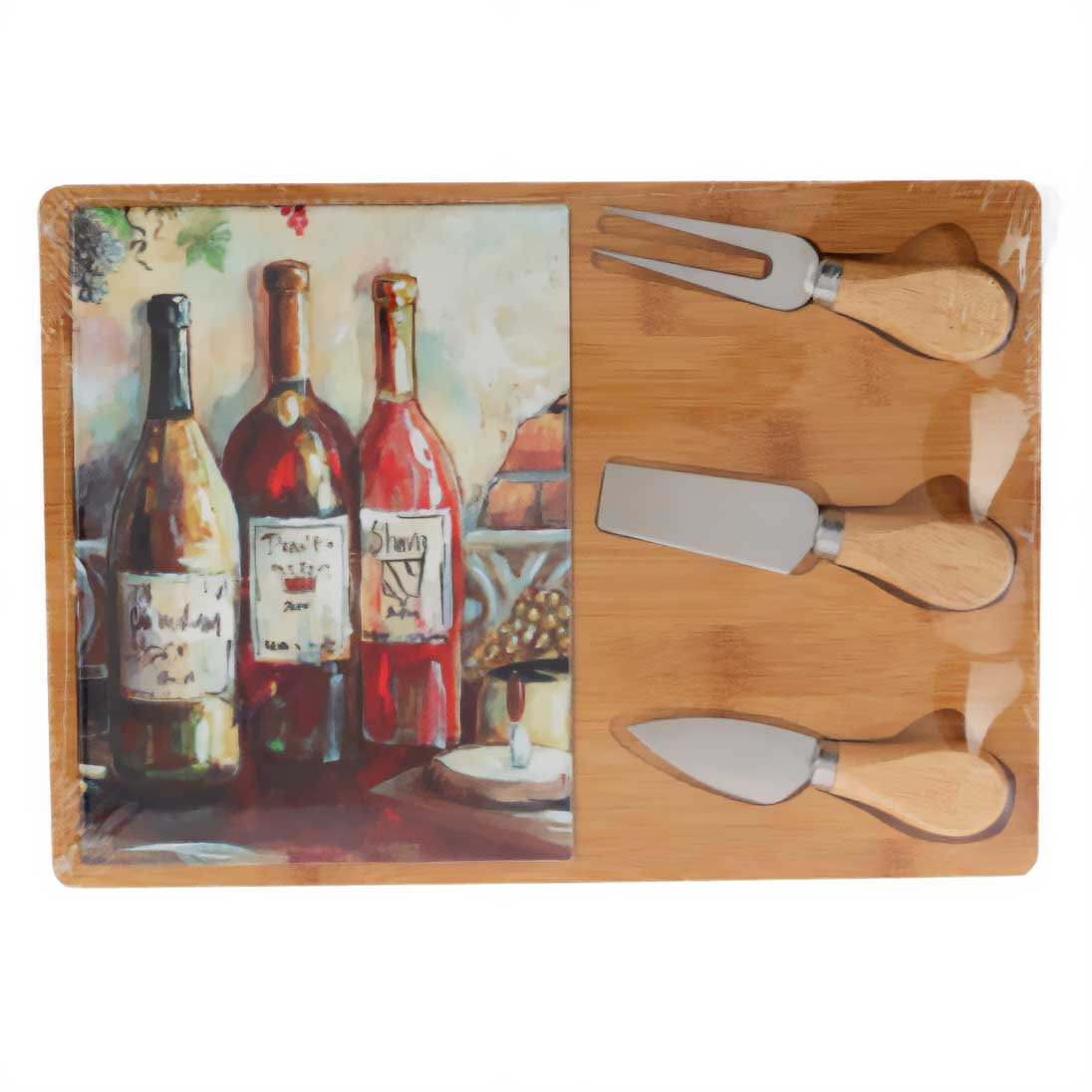 Käsebrett Mit Messer-set, 30 X 21 Cm