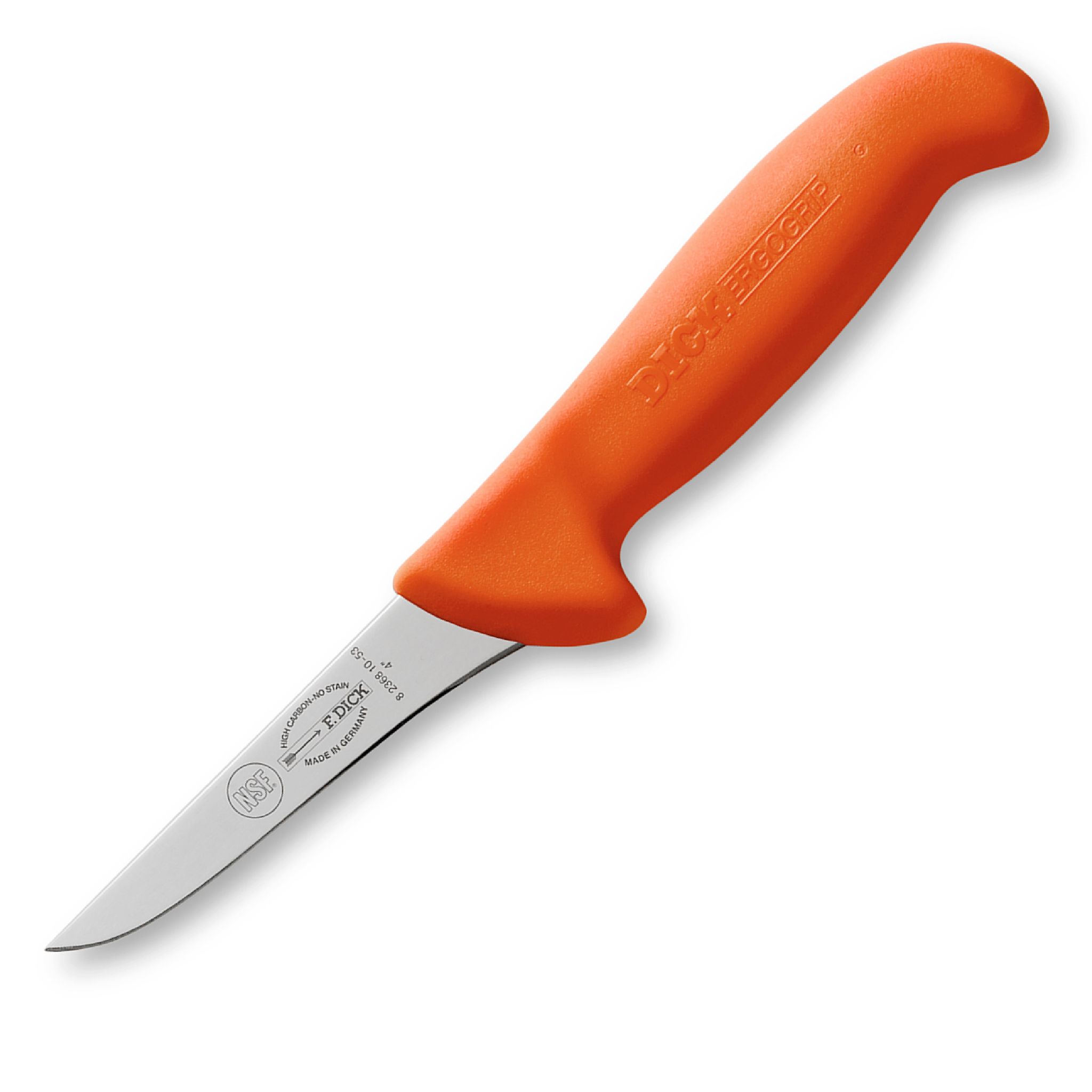 F. Dick Ausbeinmesser Ergogrip 10 Cm, Steif - Rostfrei, 56 Hrc, Fleischermesser
