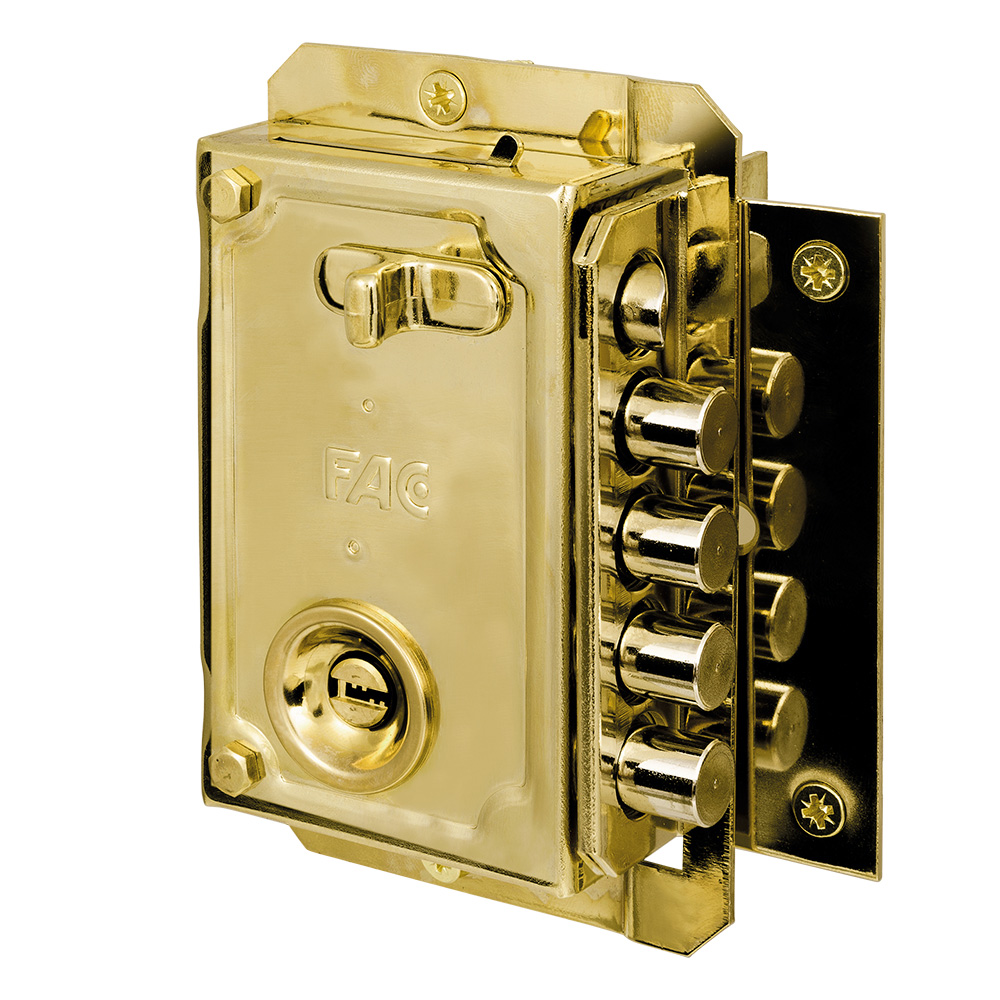 Fac - S90 Overlay Lock Goldener Linker Zylinder 50 Mm 11024
