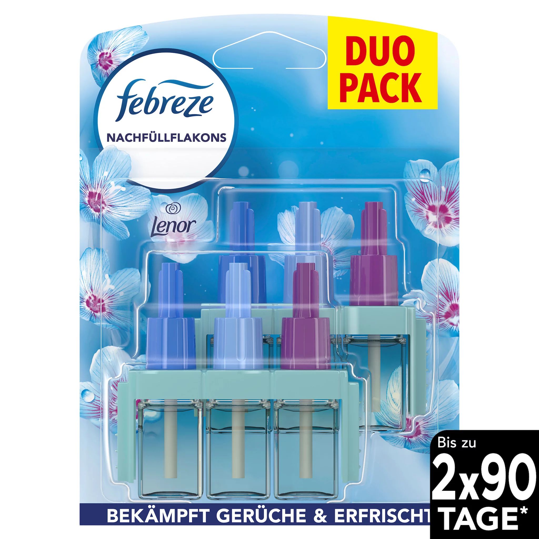 Febreze 3volution Nachfüllflakon Lenor Aprilfrisch Duo, 40ml Duftstecker Nachfüllflakon