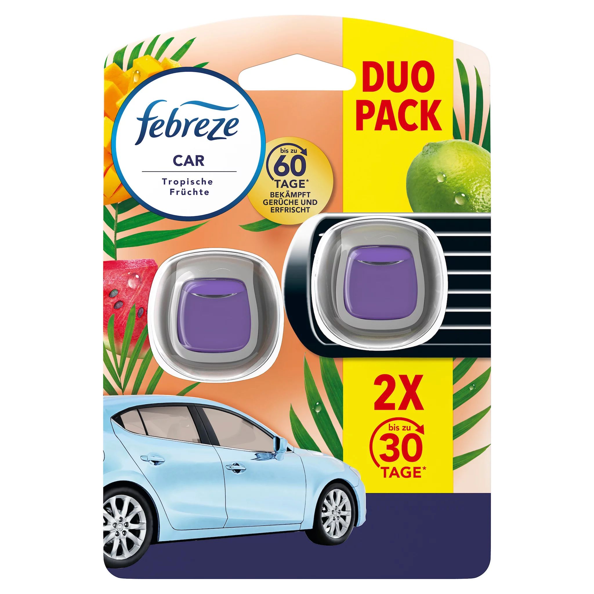 Febreze Car Tropische Früchte Duo Duftstecker
