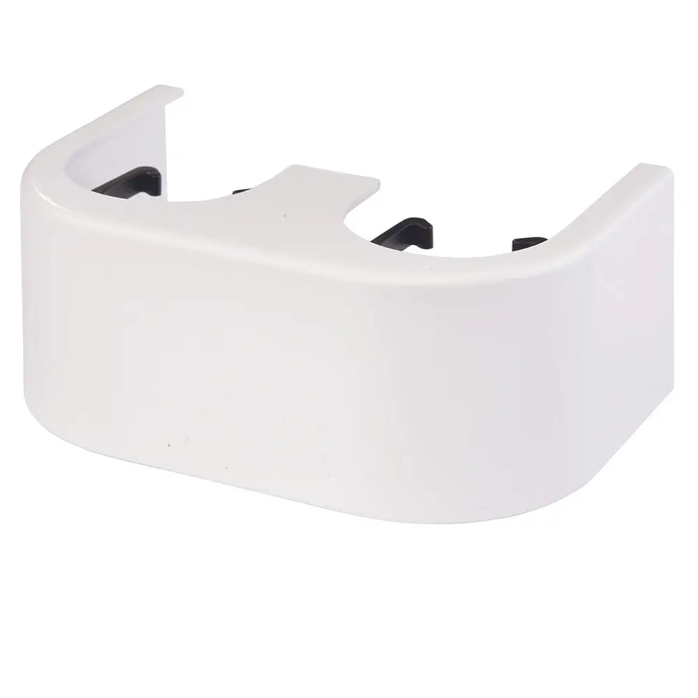 Flamco Designverkleidung Hahnblock Eck Kunststoff Weiß, F10094