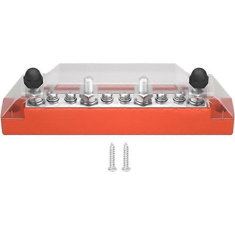 Elektrischer Verteiler Mit 4 M6-stiften + 6 M4-klemmen, Verteilerblock Für Kfz-kabel, Batterieanschlussblock, 12v/24v-stromanschlussblock.