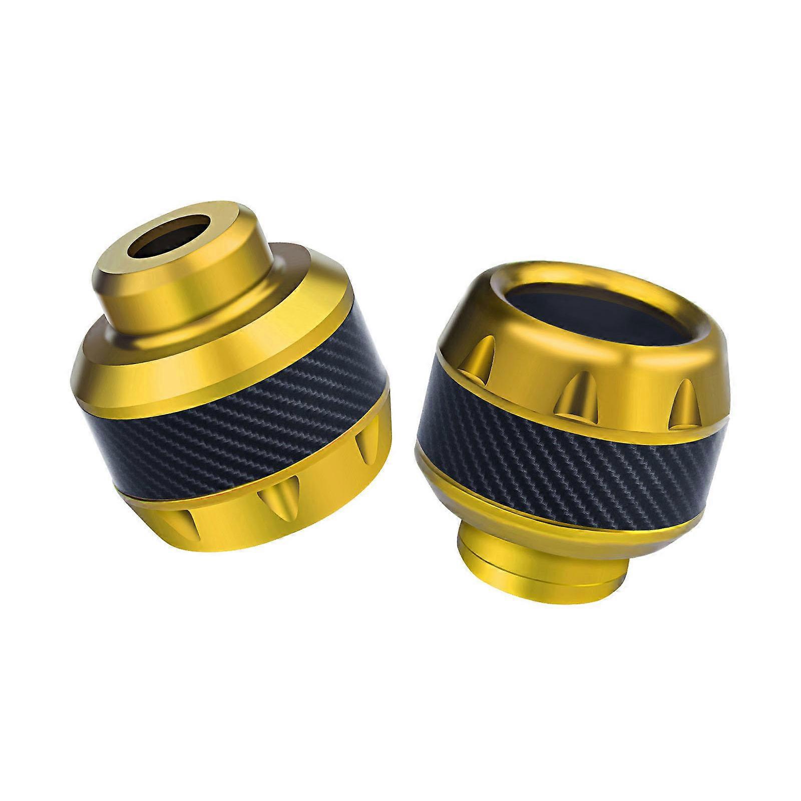 2x Motorrad-gabelschutzkappen, Universal-schraubkappen, Radschleiferschutz, Sturzschutzpads