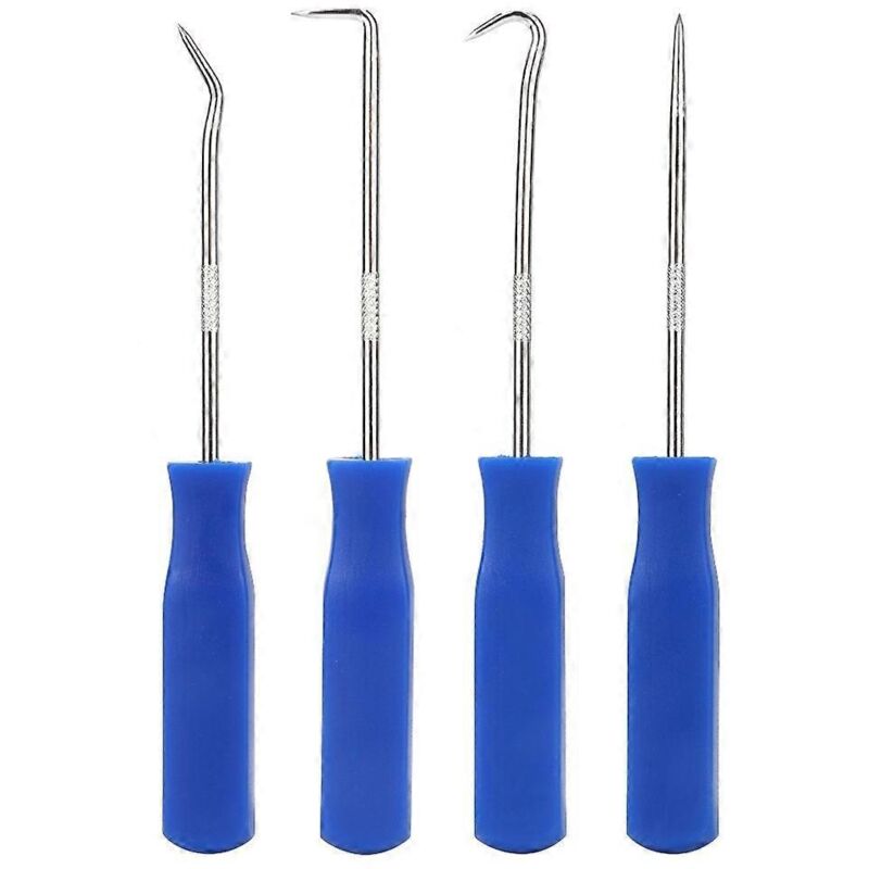 4-teiliges Set Aus Haken- Und Ausziehwerkzeugen, O-ring-auszieher, Dichtungsauszieher Und Handwerkzeug Für Die Autoreparatur.