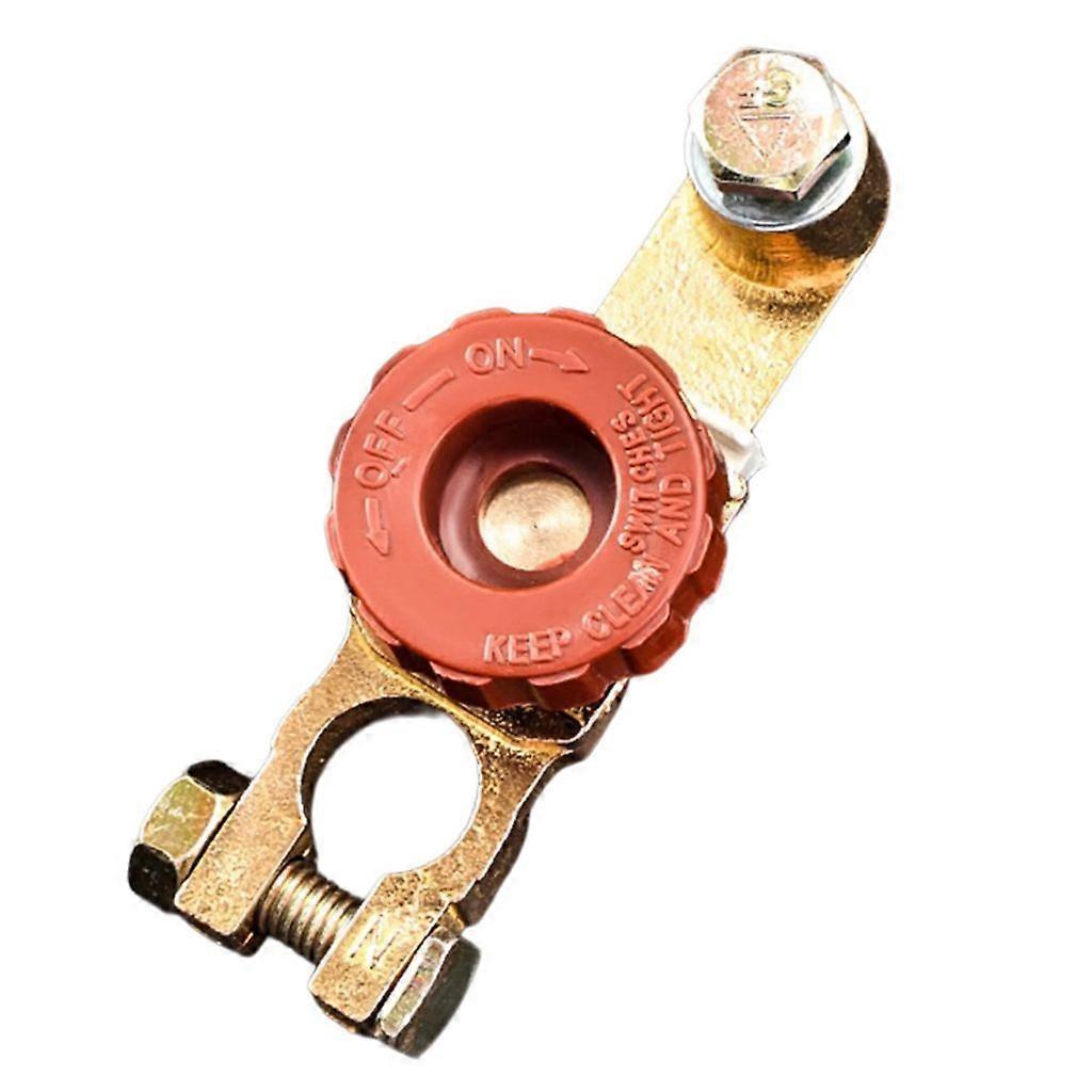 Batterietrennschalter, Universeller Brauner Knopfisolator Für Pkw Und Lkw.