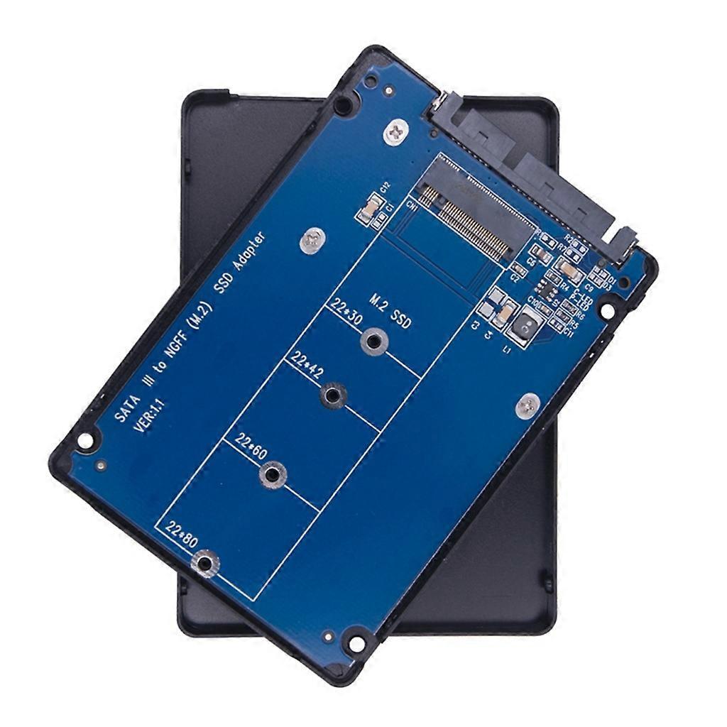 Msata Ngff Zu Sata 2,5 Zoll Adapter, M.2 Sata Adapterkarte Für M.2 Ssd, Ngff Zu Sata Konverter, Unterstützung Für Externe Festplatten.
