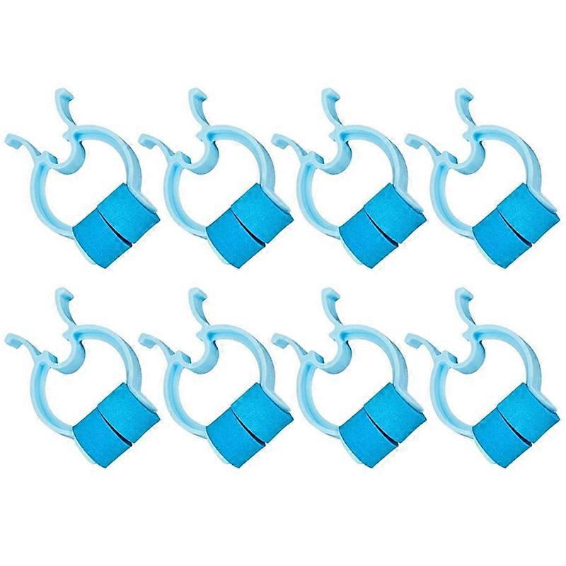 Nasenschutzhülle Aus Schaumstoff Mit Antiblutungsmechanismus Für Schwimmer, 8 Blaue Clips, Stoppt Nasenbluten, Wiederverwendbare Nasenstopfen Für Schwimmer.