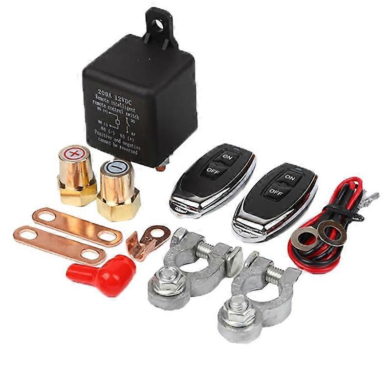 12v Batterieschalter Mit Fernbedienung, Diebstahlsicherungs- Und Trennrelais, Sicherheitsisolator Für Fahrzeuge.